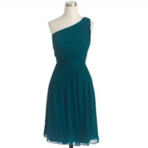 J Crew Silk Chiffon Kylie - Dark Bluegrass